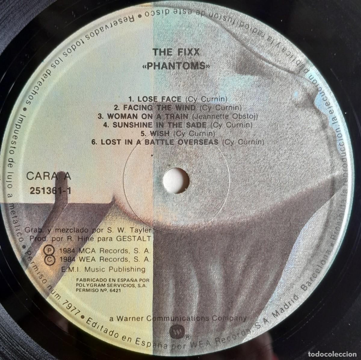 Discos de vinilo: THE FIXX : PHANTOMS [MCA - ESP 1984] LP - Foto 4