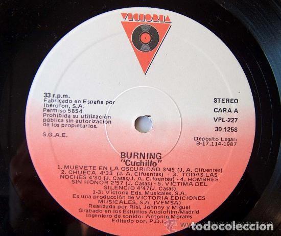 Discos de vinilo: burning - Foto 3