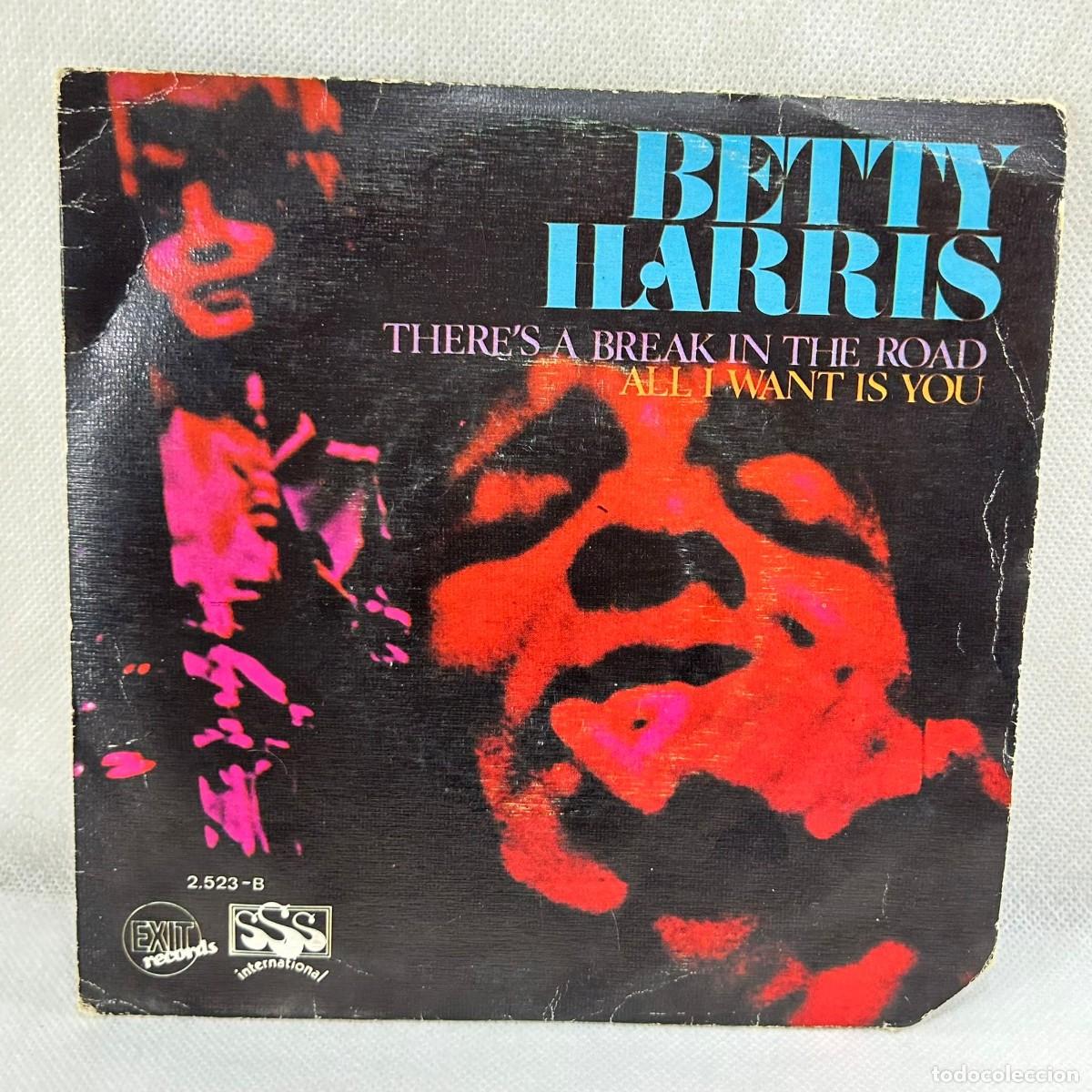 single betty harris - there's a break in the ro - Compra venta en