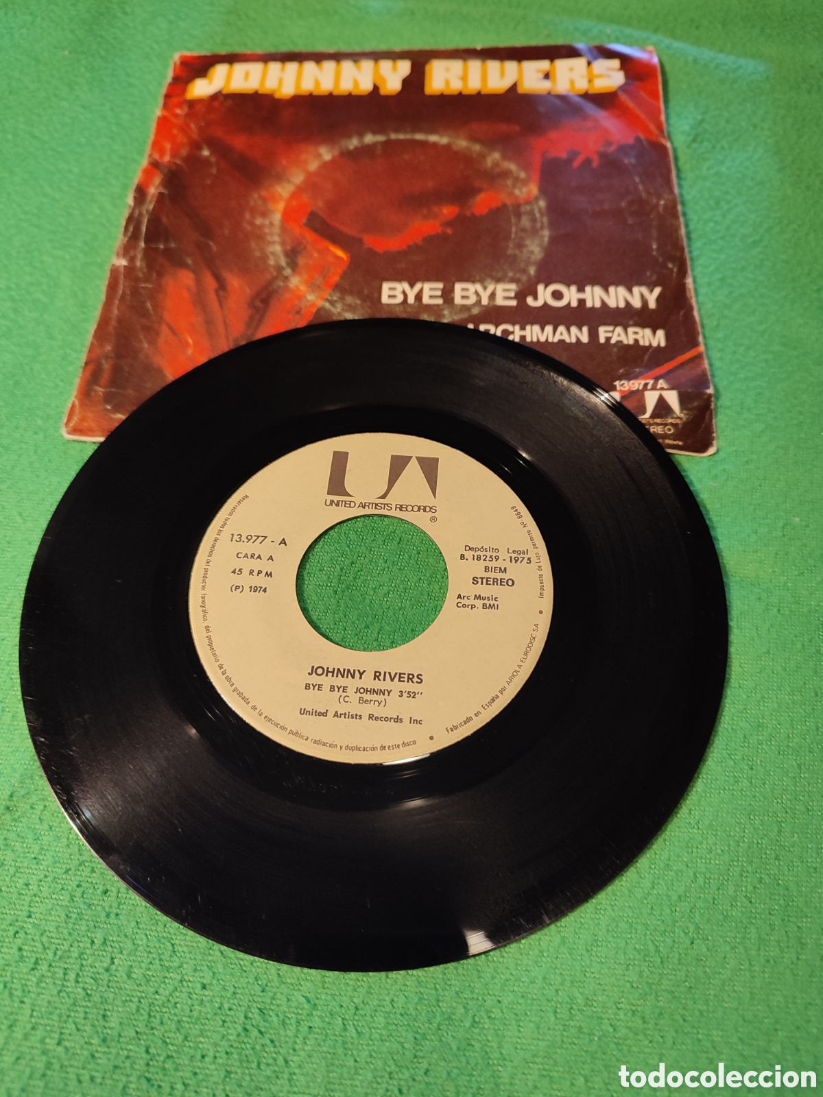 Discos de vinilo: Johnny Rivers - Bye bye Jhonny - Foto 2
