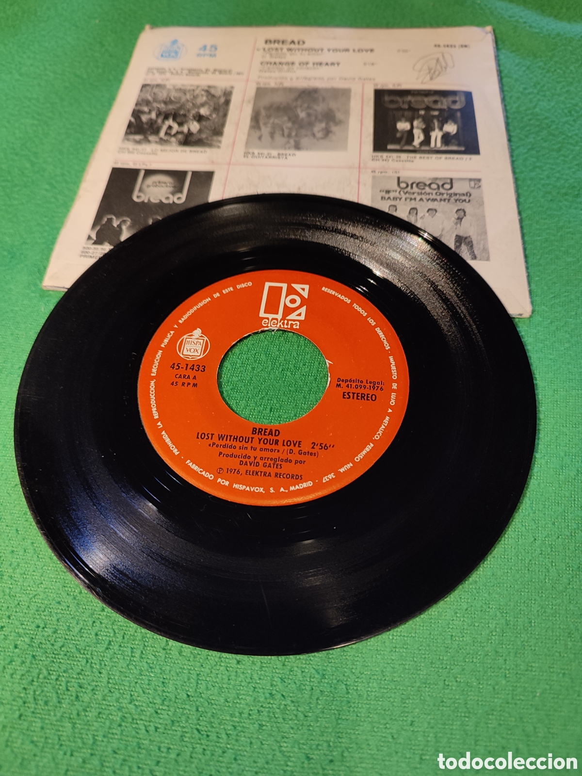 Discos de vinilo: Bread - Lost without Your love - Foto 2