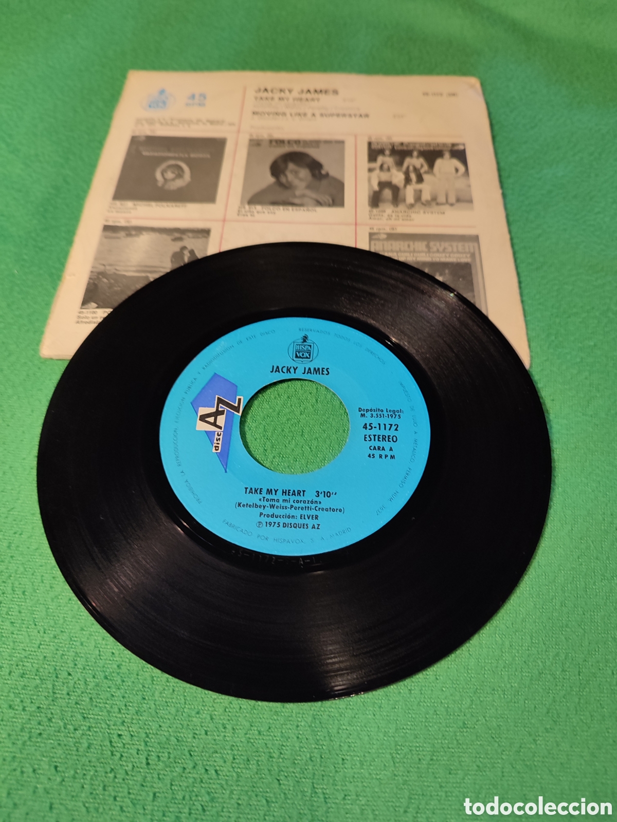 Discos de vinilo: Jacky James - Take My Heart - Foto 2