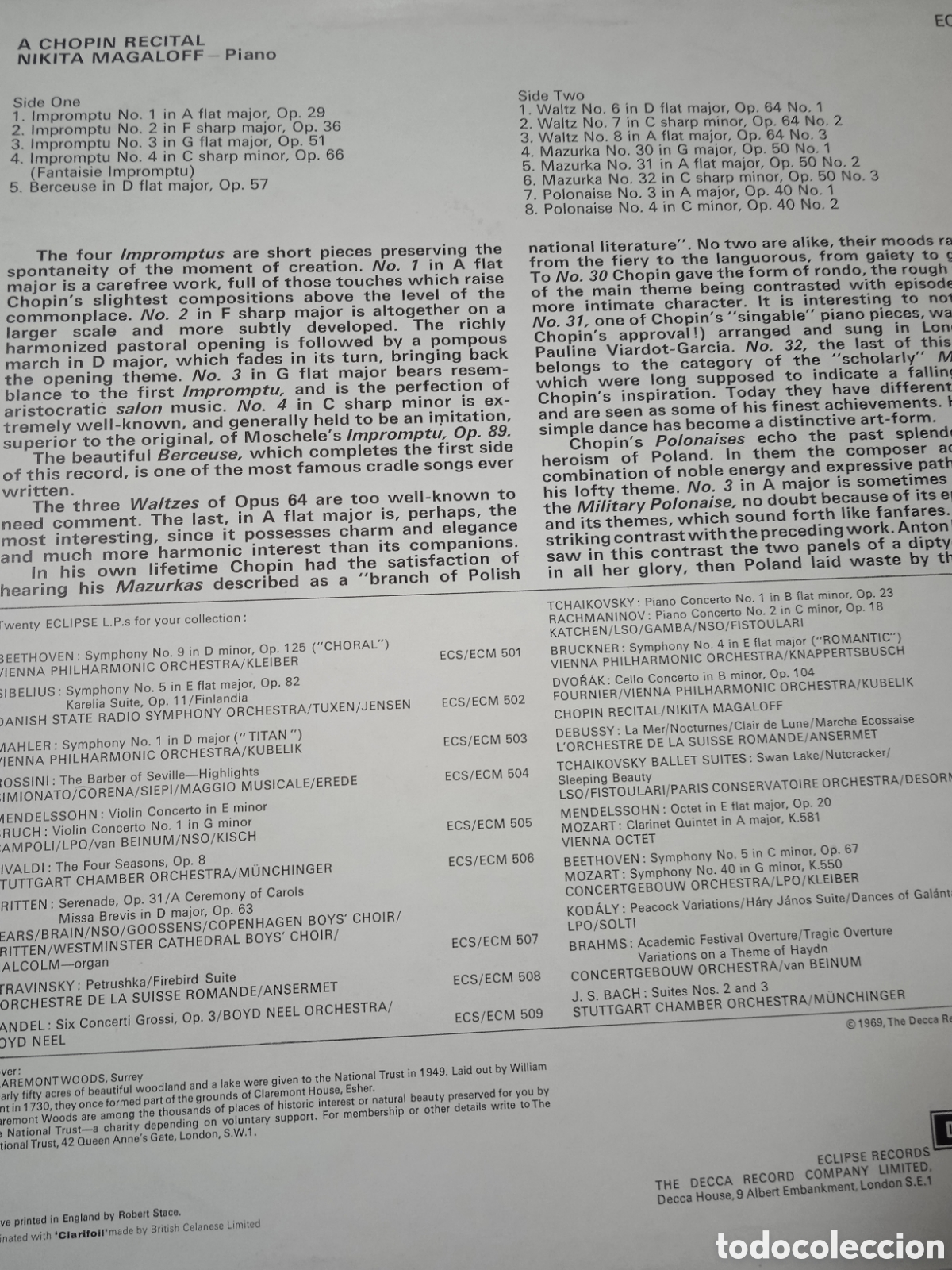Discos de vinilo: Chopin - recital - Foto 2