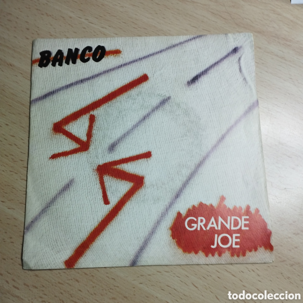 Discos de vinilo: Single 7&rdquo; Banco 1986 Italy. Grande Joe + allons enfants