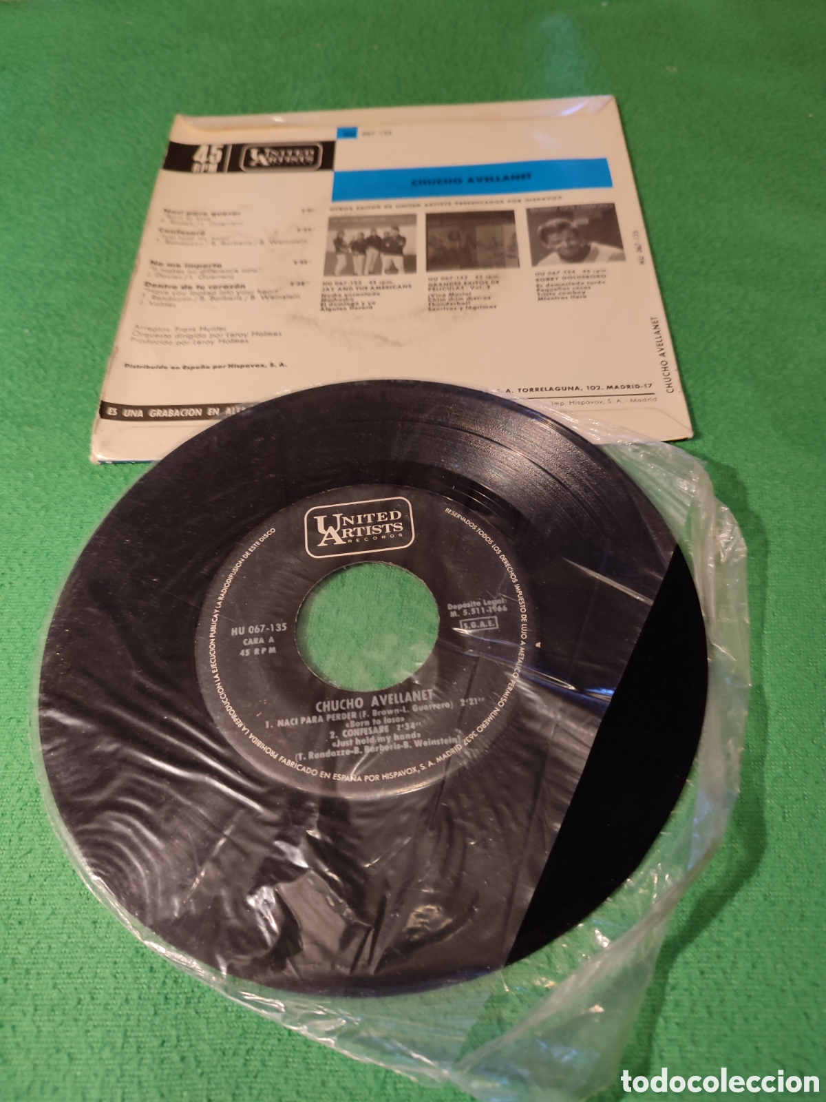 Discos de vinilo: Chucho Avellanet - Nac&iacute; para perder+ 3 - Foto 2