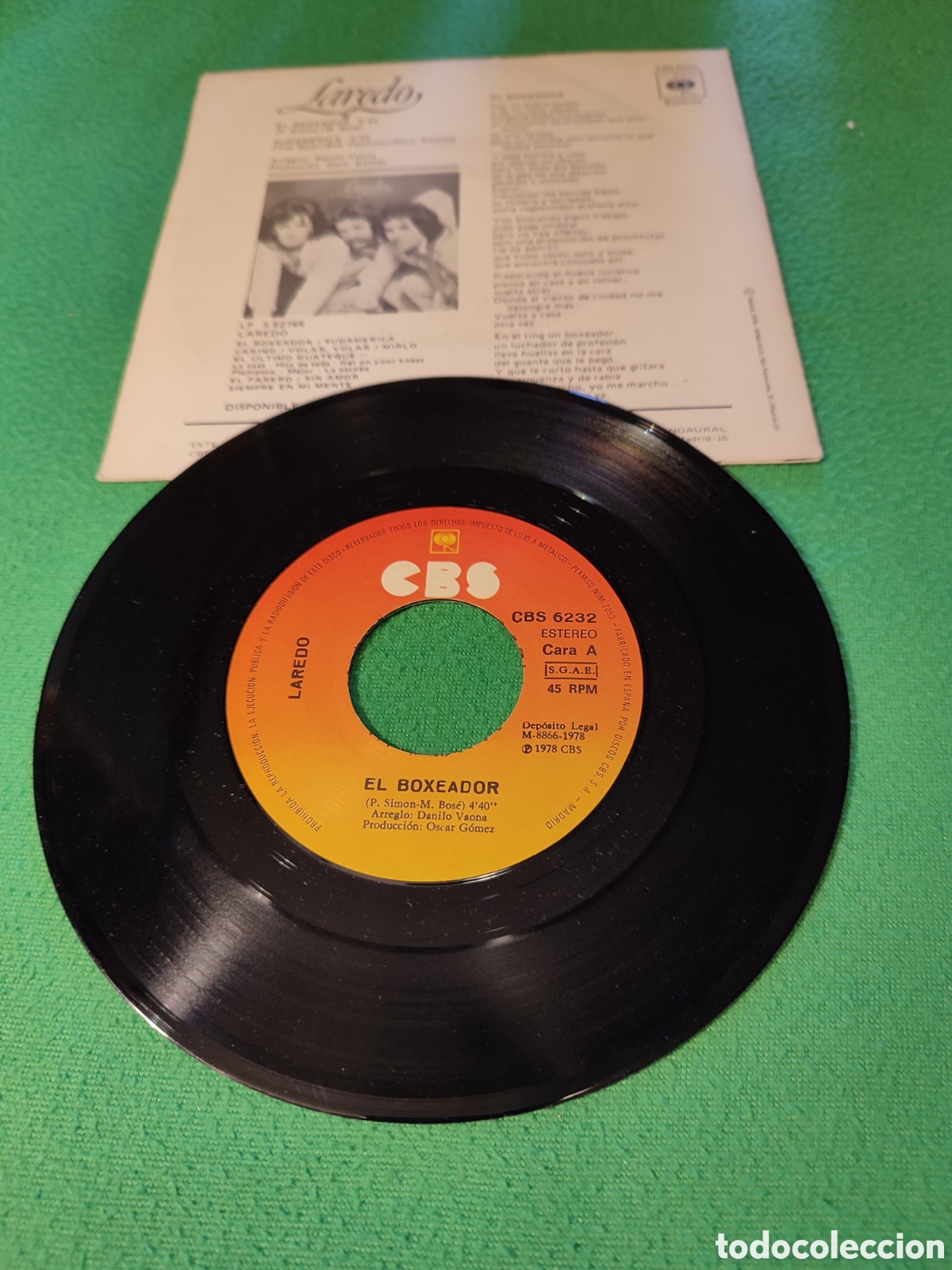 Discos de vinilo: Laredo - El boxeador Vinilo Single - Foto 2