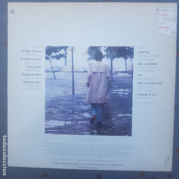Discos de vinilo: CHICO BUARQUE. FRANCISCO - Foto 2