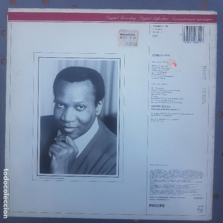 Discos de vinilo: SIMON ESTES. SPIRITUALS - Foto 2