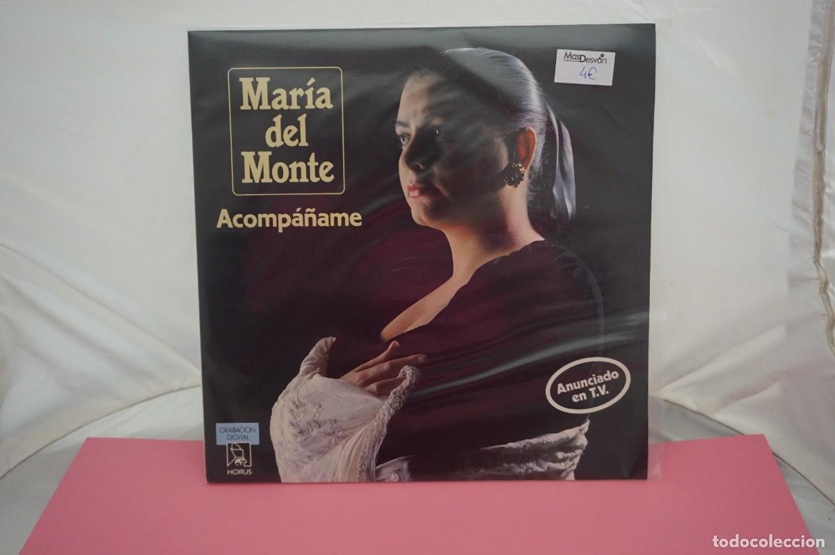 Discos de vinilo: LP - MARIA DEL MONTE - ACOMPA&Ntilde;AME - Foto 1