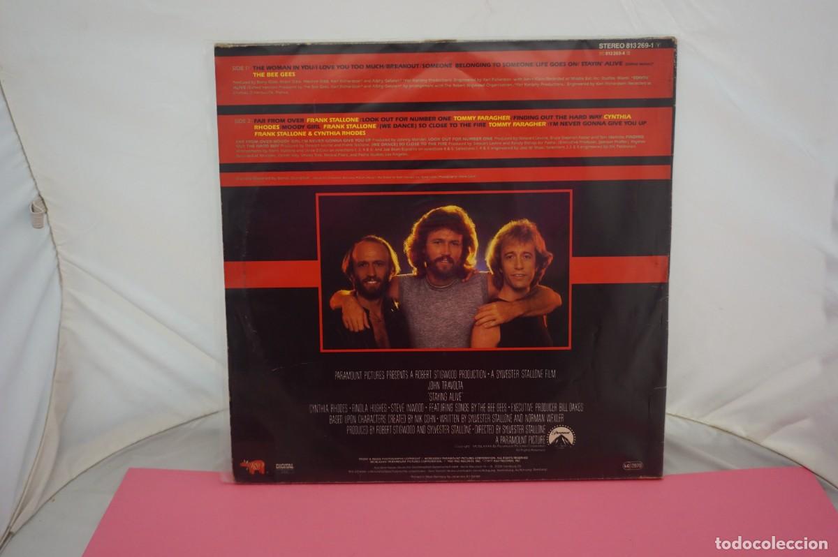 Discos de vinilo: LP - STAYING ALIVE - BANDA SONORA ORIGINAL - Foto 4