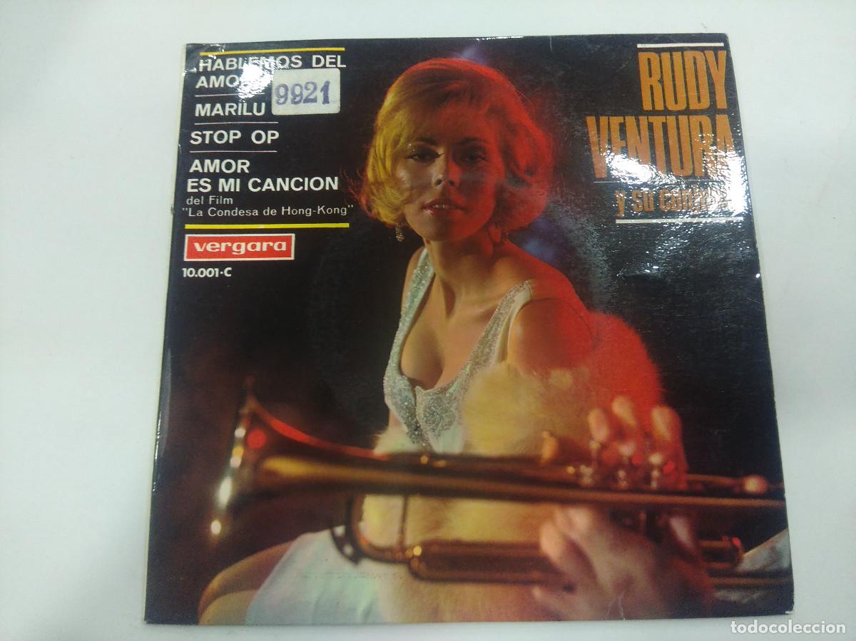Discos de vinilo: RUDY VENTURA/HABLEMOS DEL AMOR/SINGLE. - Foto 1