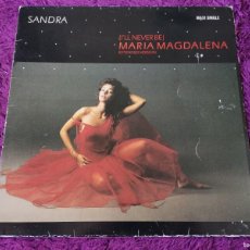 Discos de vinilo: SANDRA – (I'LL NEVER BE) MARIA MAGDALENA ,VINYL, MAXI-SINGLE 1985 SPAIN F 60175