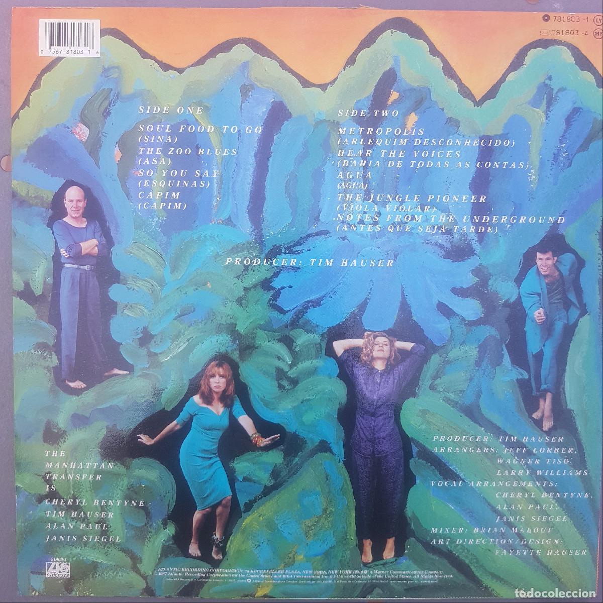 Discos de vinilo: MANHATTAN TRANSFER. BRASIL - Foto 2