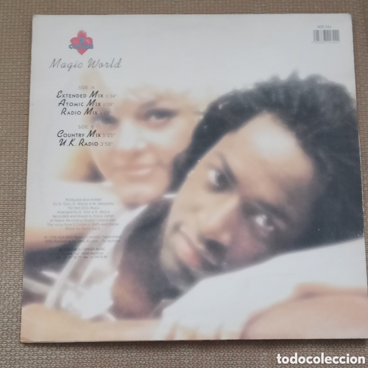Discos de vinilo: 2 Colors - Magic World (12&rdquo;) - Foto 2
