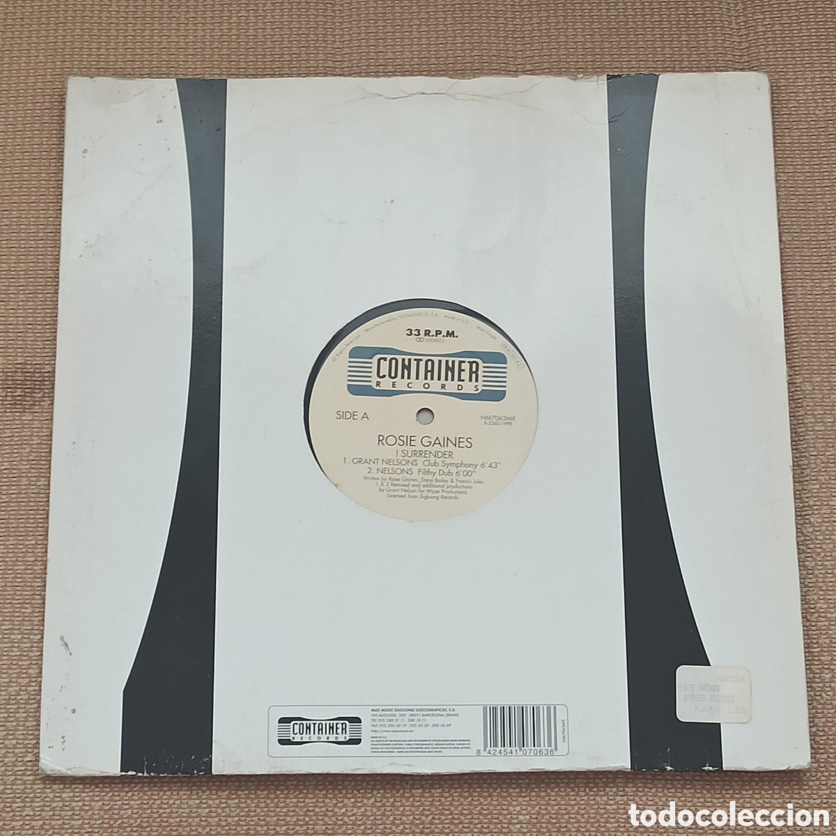 Discos de vinilo: Rosie Gaines - I Surrender (12&rdquo;, Maxi) - Foto 1