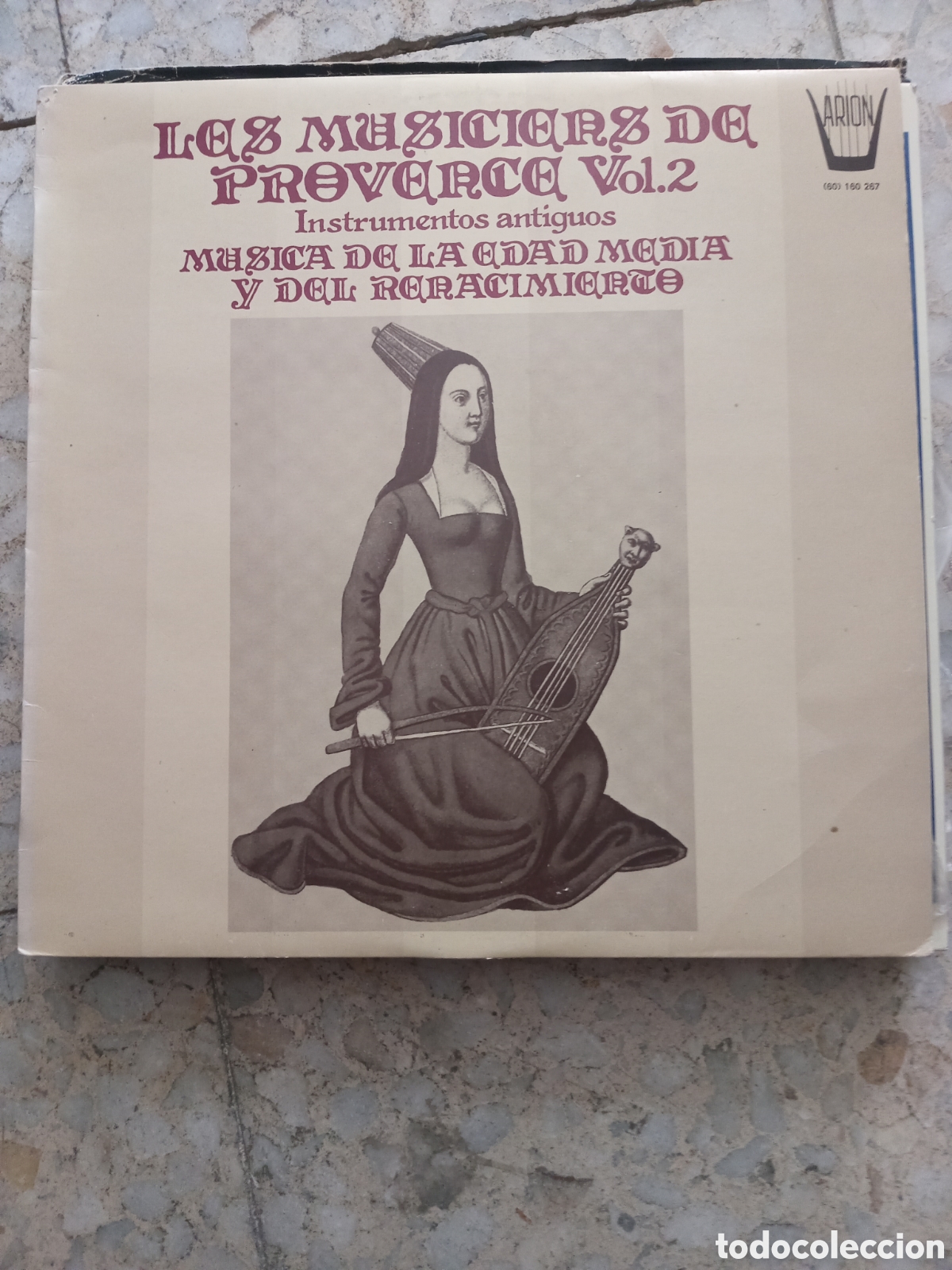 Discos de vinilo: LP LES MUSICIENS DE PROVENCE VOL 2 INSTRUMENTOS ANTIGUOS MUSICA DE LA EDAD MEDIA Y DEL RENACIMIENTO