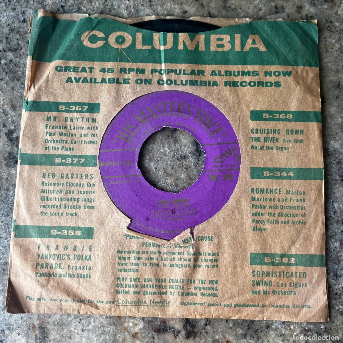 Discos de vinilo: Eartha Kitt - Easy Does It / Mink Shmink . SINGLE. 1954 UK - Foto 2