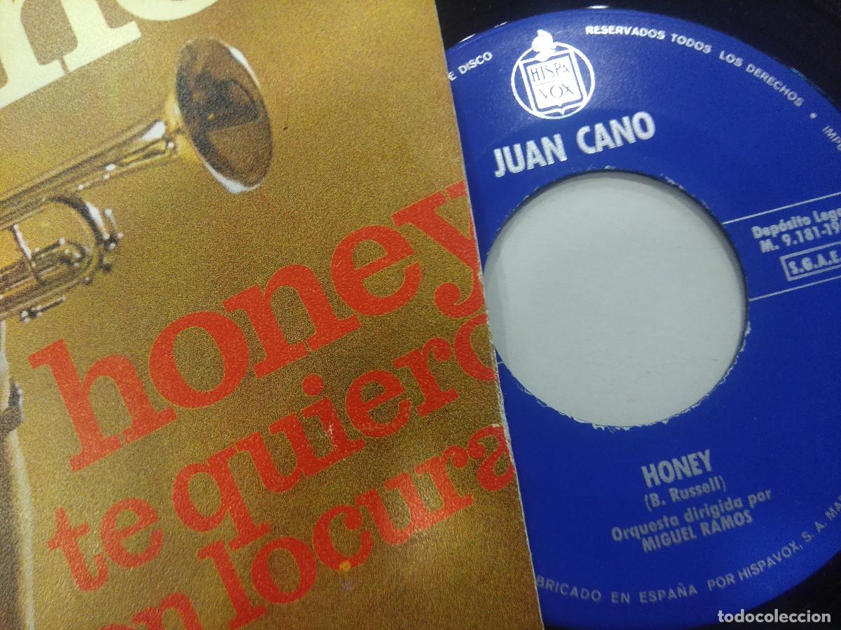 Discos de vinilo: JUAN CANO/HONEY/SINGLE. - Foto 2