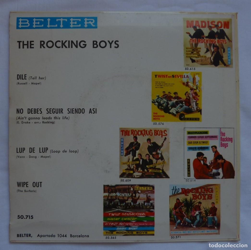 Discos de vinilo: THE ROCKING BOYS // DILE+3 // 1963 // EP - Foto 2
