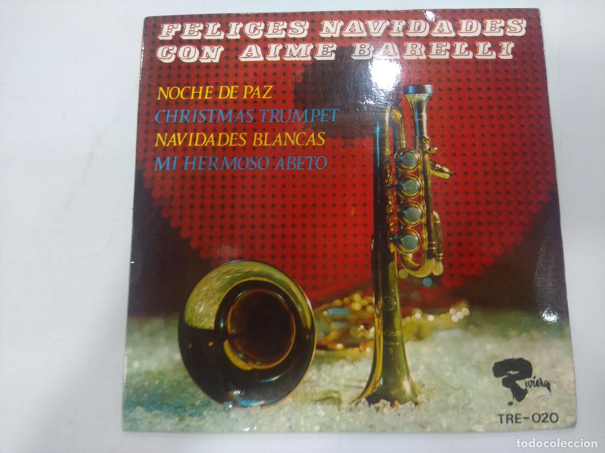 Discos de vinilo: AIME BARELLI/NOCHE DE PAZ/SINGLE. - Foto 1