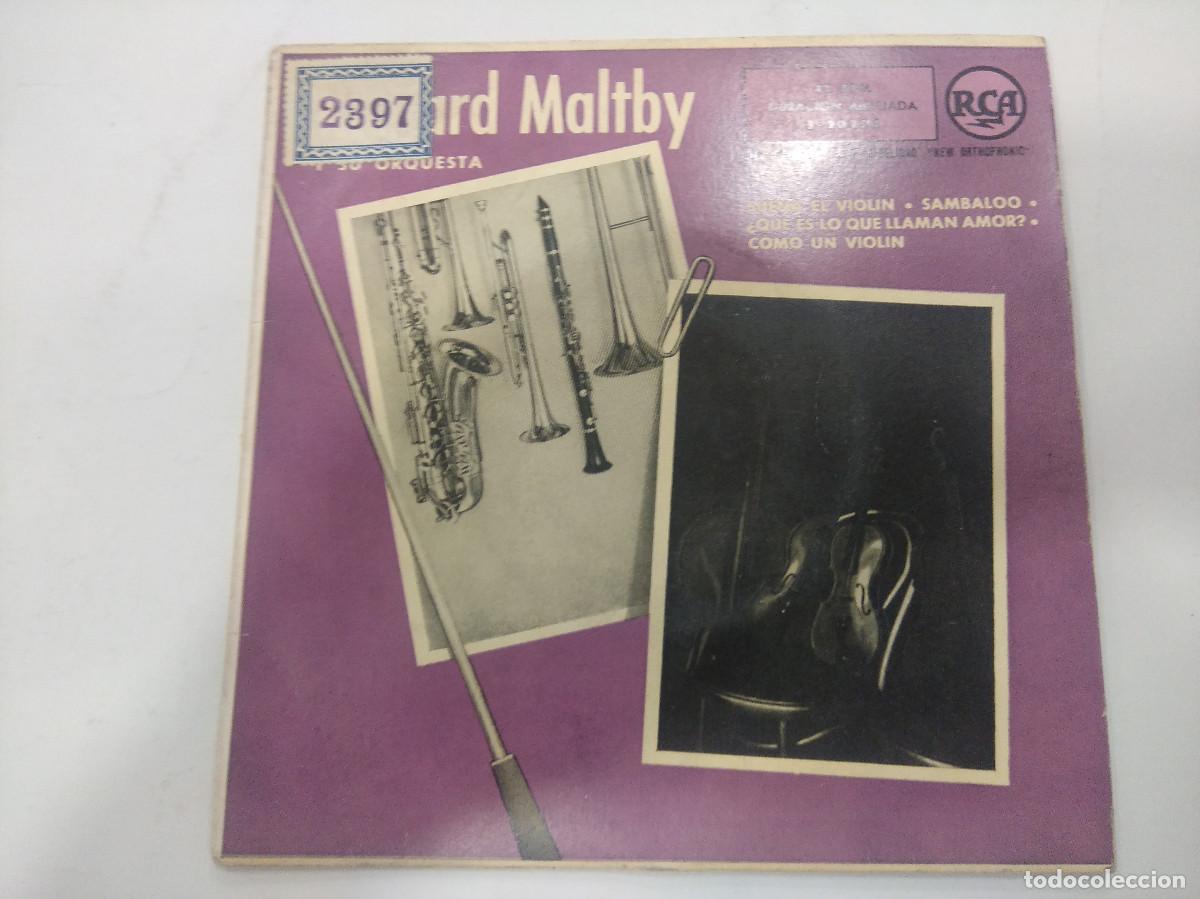 Discos de vinilo: RICHARD MALTBY/SUENA EL VIOLIN/SINGLE. - Foto 1