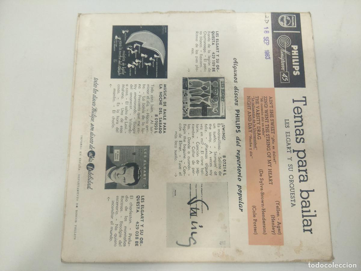 Discos de vinilo: LES ELGART/AINT SHE SWEET/SINGLE. - Foto 3