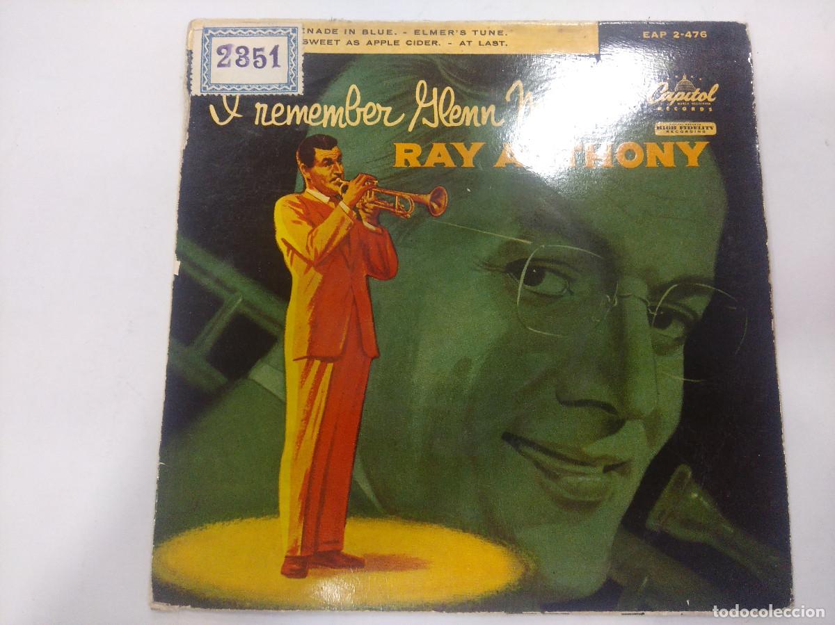 Discos de vinilo: RAY ANTHONY/SERENATA IN BLUE/SINGLE. - Foto 1