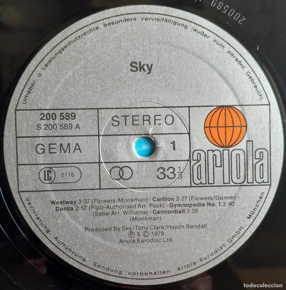 Discos de vinilo: SKY : SKY [ARIOLA - DEU 1979] LP - Foto 3