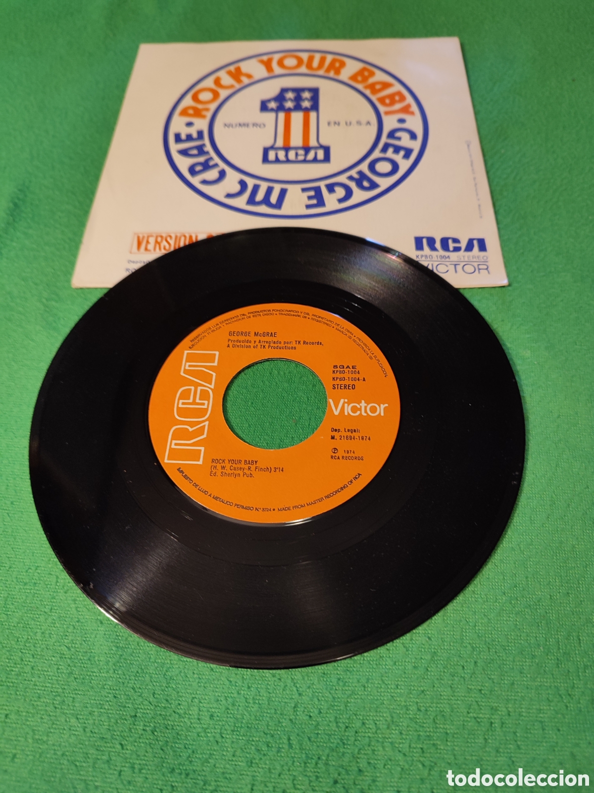 Discos de vinilo: George McCrae - Rock your baby - Foto 2