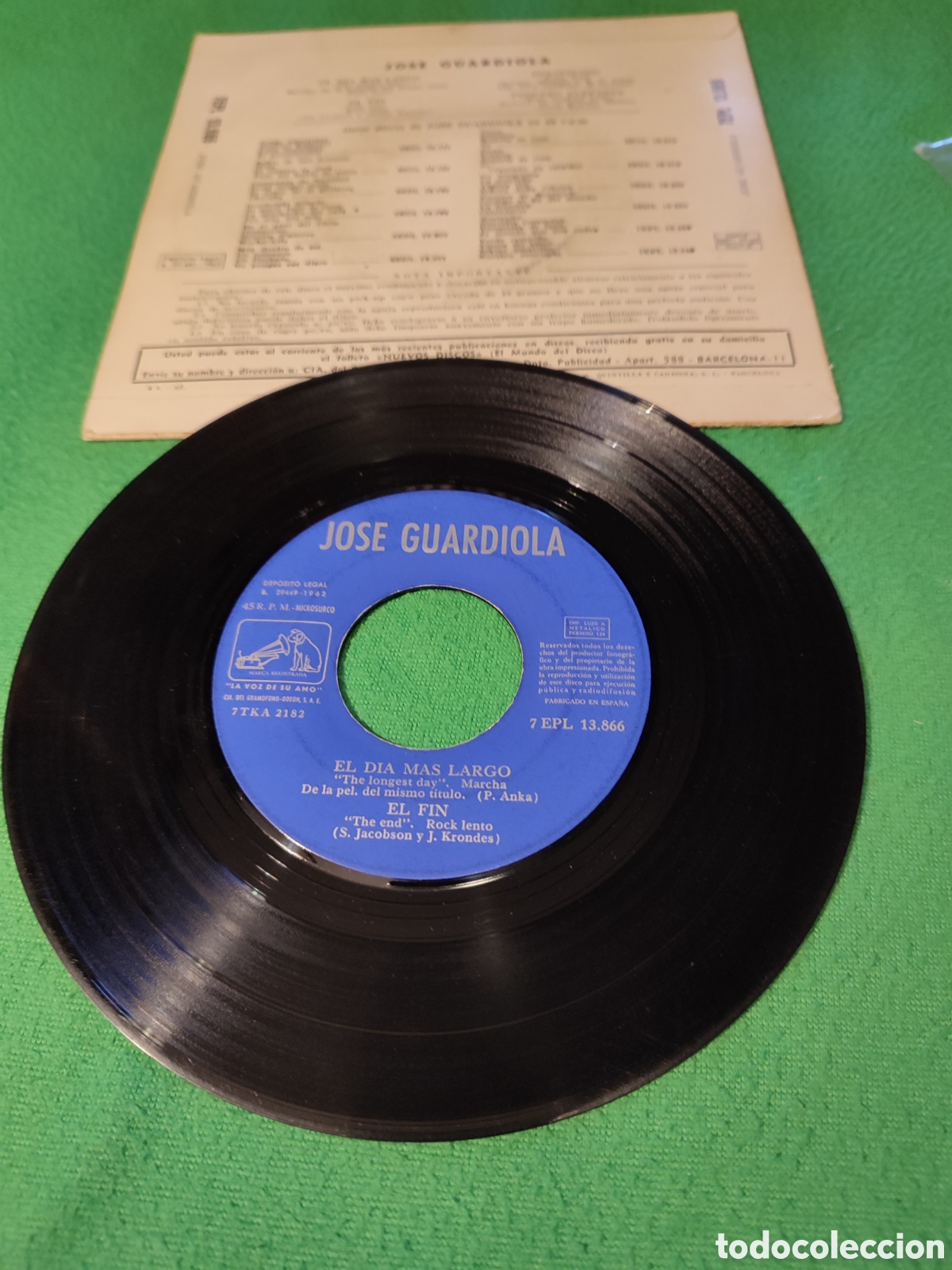 Discos de vinilo: Jos&eacute; Guardiola - El d&iacute;a m&aacute;s largo+ ,3 - Foto 2