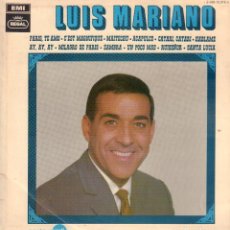 Discos de vinilo: LUIS MARIANO - PARIS TE AMO, MAITECHU. ACAPULCO, ZAMBRA.../ LP EMI 1969 RF-17381