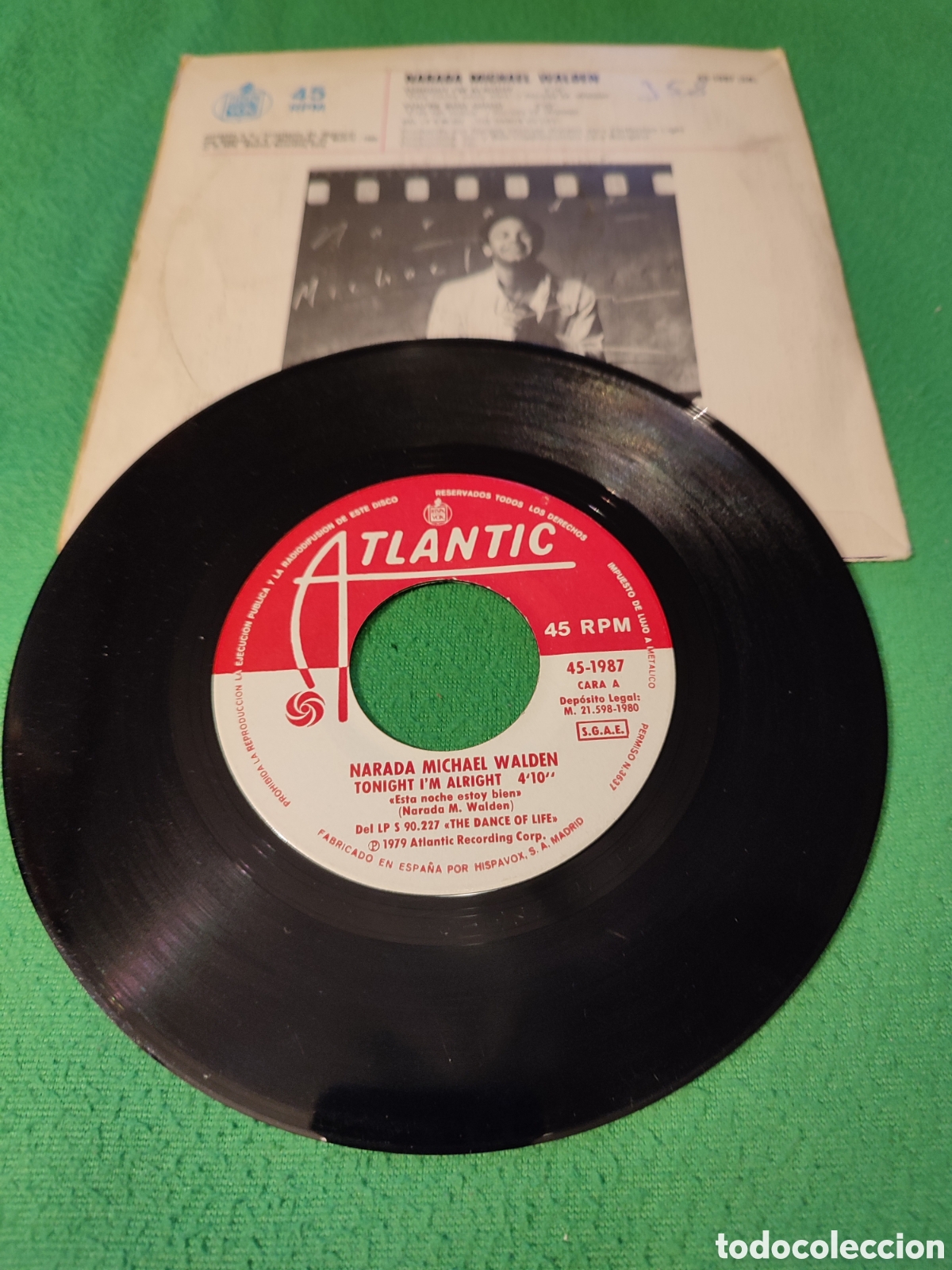 Discos de vinilo: Narada Michael Walden - Tonight Im alright - Foto 2