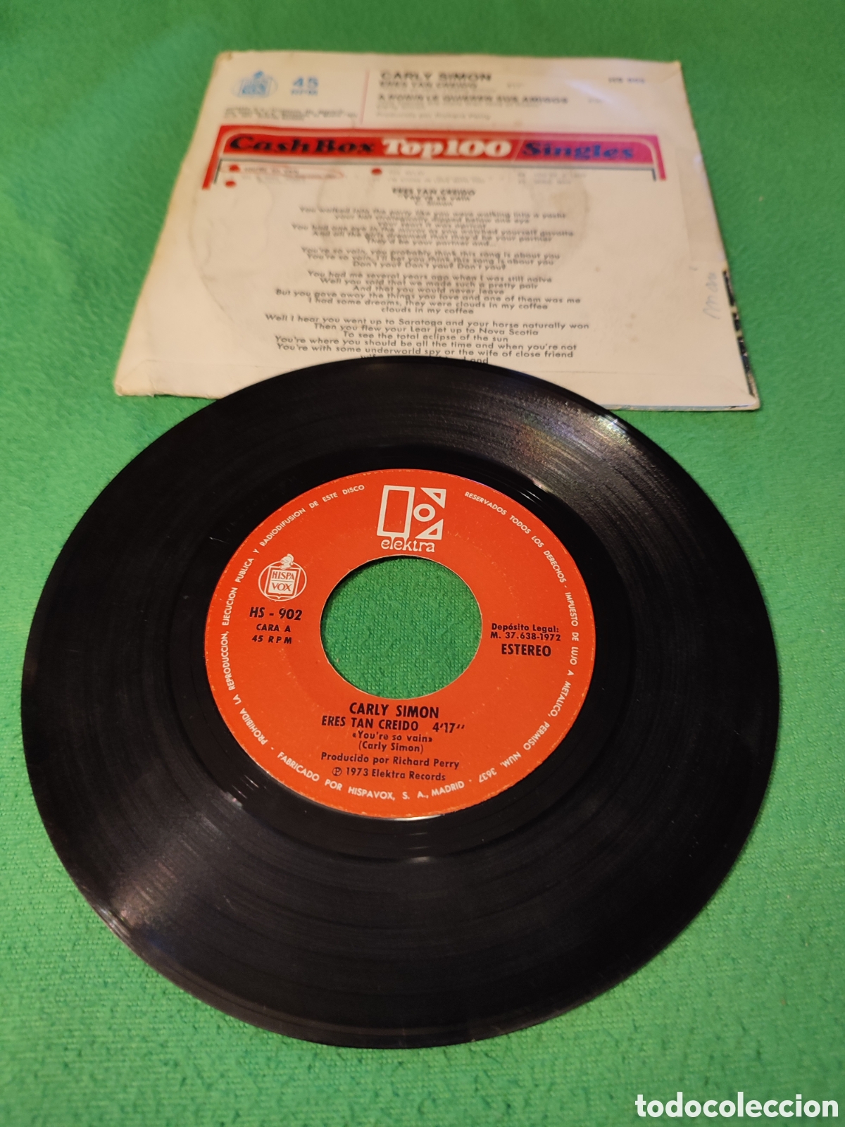 Discos de vinilo: Carly Simon - Eres tan cre&iacute;do - Foto 2