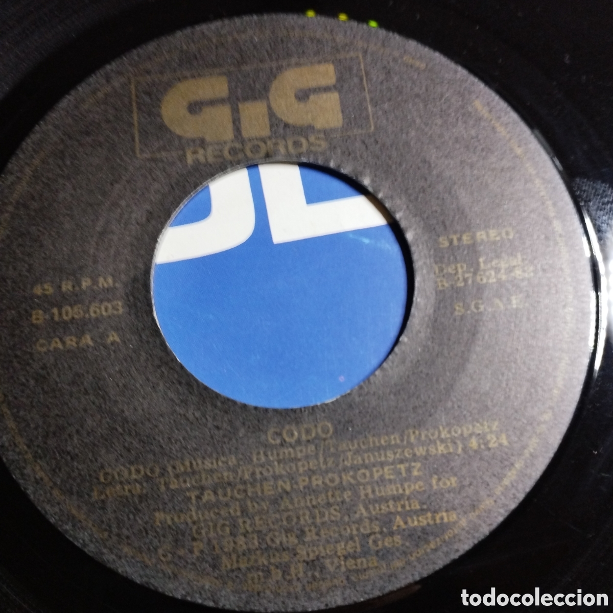 Discos de vinilo: Single 7&rdquo; CODO 1983 Tauchen prokopetz. - Foto 3