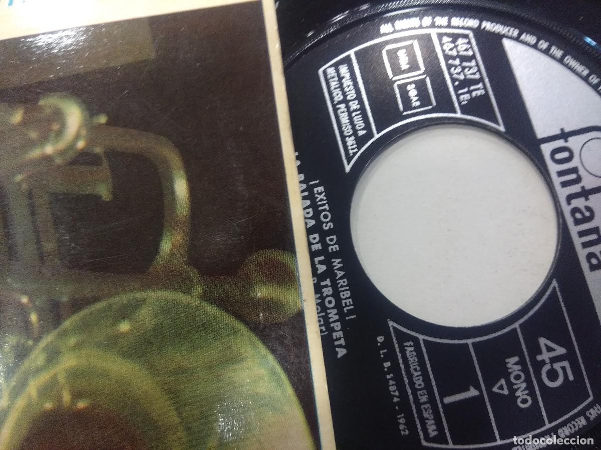 Discos de vinilo: MARIBEL/LA BALADA DE LA TROMPETA/SINGLE. - Foto 2