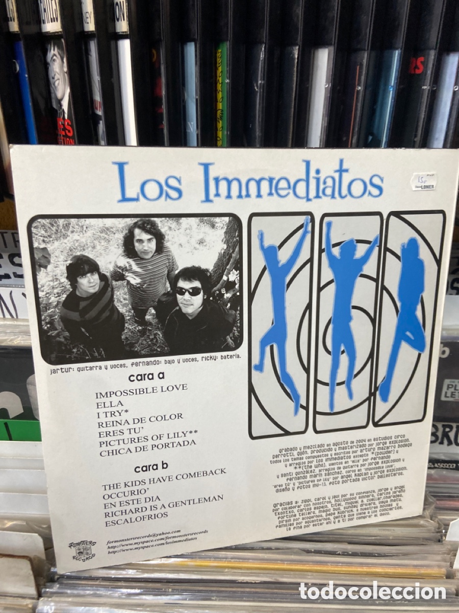 Discos de vinilo: Los inmediatos - Foto 2