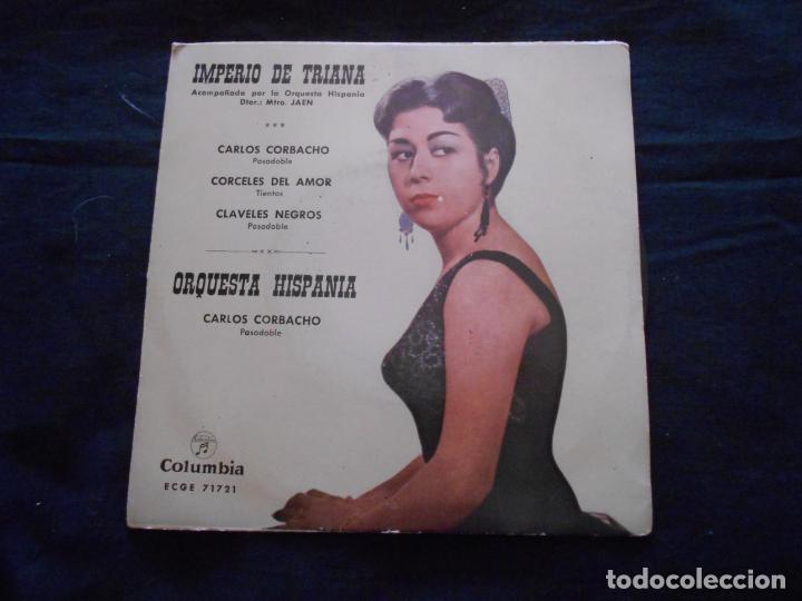 Discos de vinilo: IMPERIO DE TRIANA // CLAVELES NEGRO +3 - Foto 1