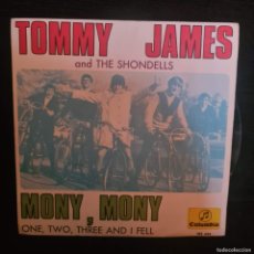Discos de vinilo: TOMMY JAMES AND THE SHONDELLS - MONY, MONY - (ME 443) - SINGLE VINILO / R-1307