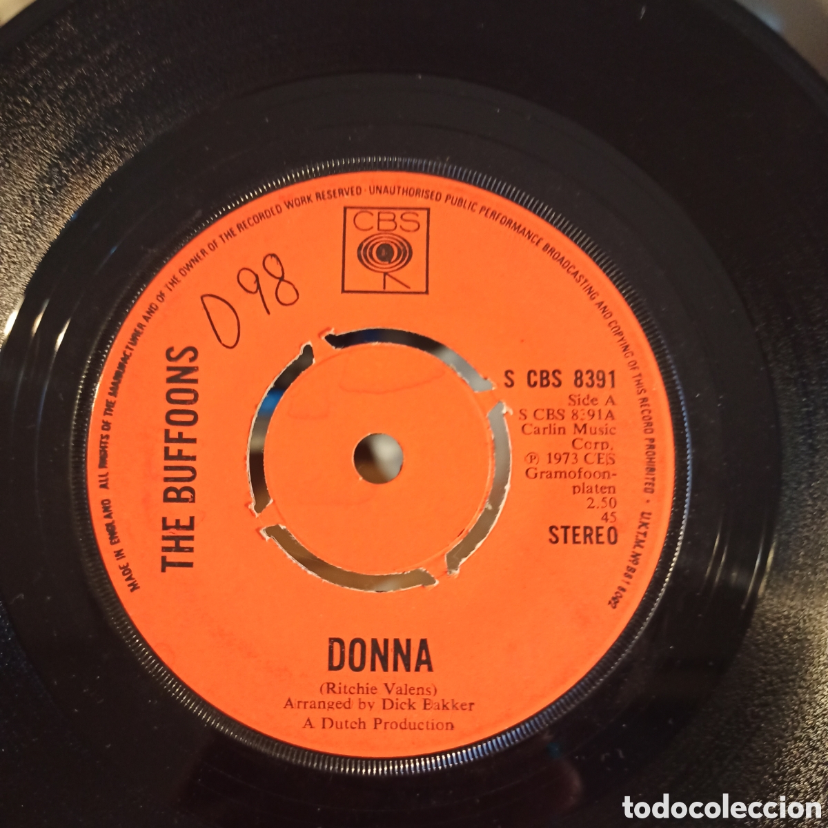 Discos de vinilo: The Buffoons &ndash; Donna - Foto 1