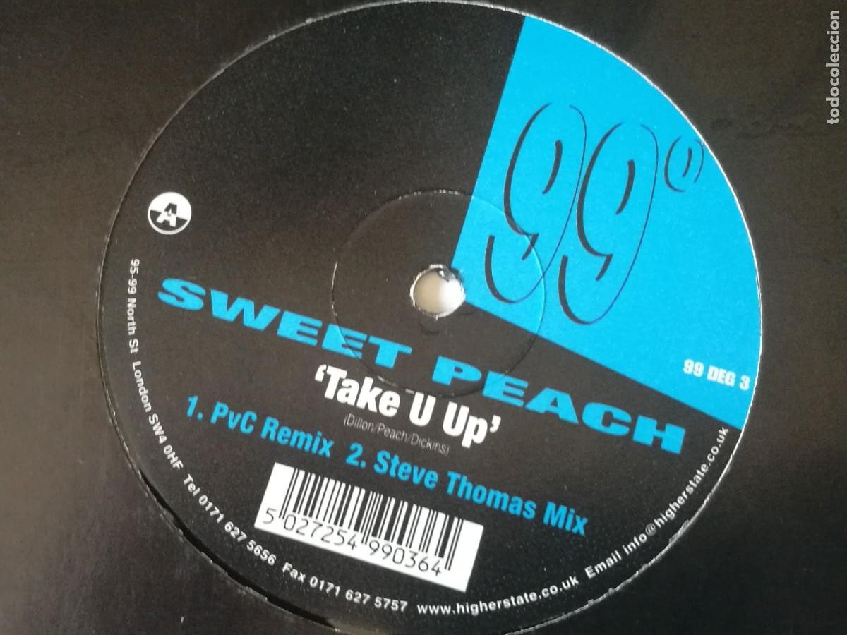 Discos de vinilo: Sweet Peach - Take U Up - 1998 - Foto 1