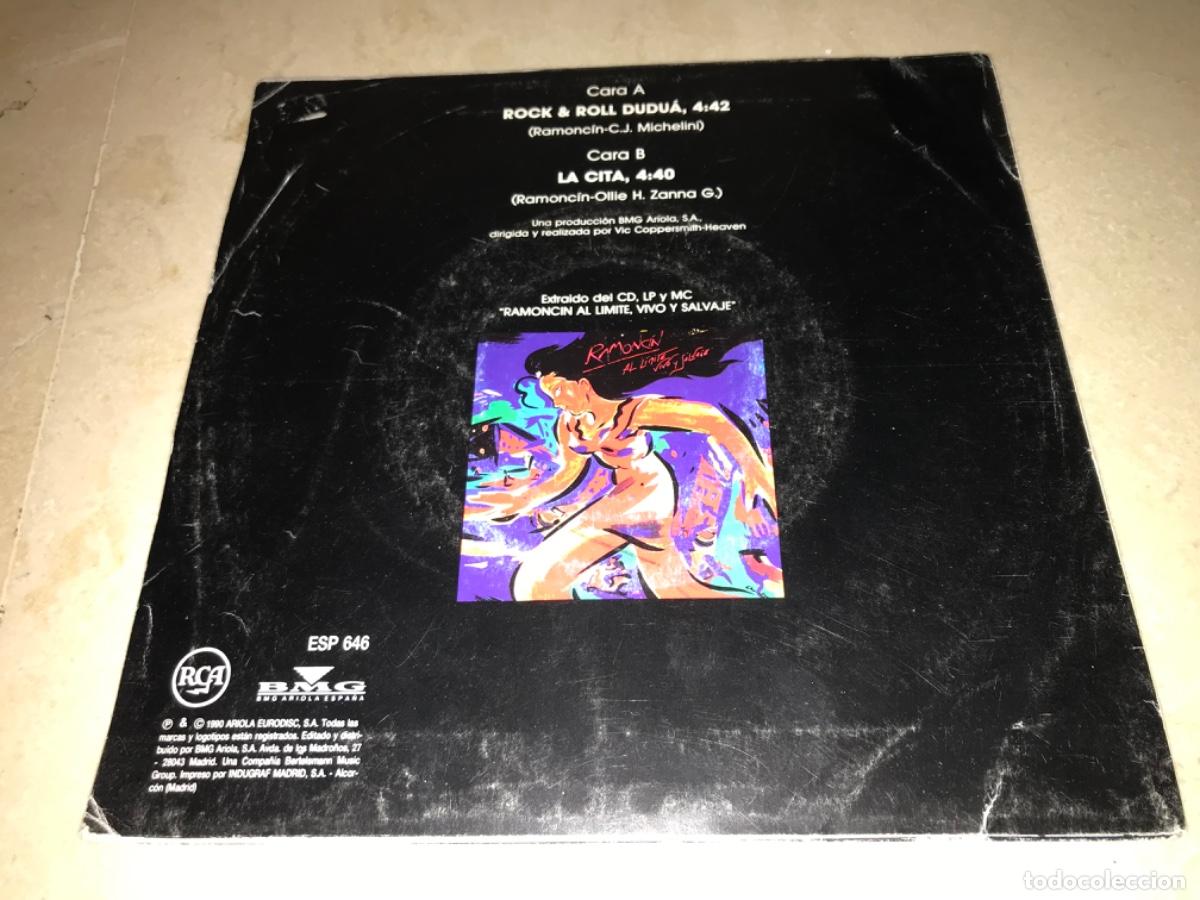 Discos de vinilo: RAMONCIN-ROCK & ROLL DUDUA-ORIGINAL 1990 - Foto 2
