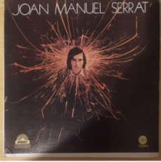 Discos de vinilo: JOAN MANUEL SERRAT (MIGUEL HERNANDEZ) LP 1972 CAPITOL RECORDS MEXICO