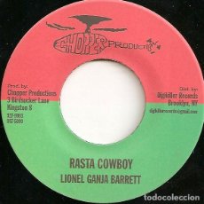 Discos de vinilo: LIONEL GANJA BARRETT - RASTA COWBOY - 7” [DIGIKILLER RECORDS, 2010] DANCEHALL DUB