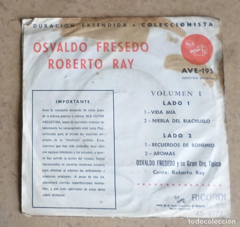 Discos de vinilo: Osvaldo Fresedo - Roberto Ray - Foto 2