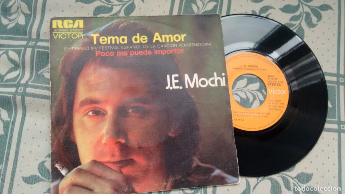 Discos de vinilo: SINGLE (VINILO) DE J. E . MOCHI A&Ntilde;OS 70 - Foto 1