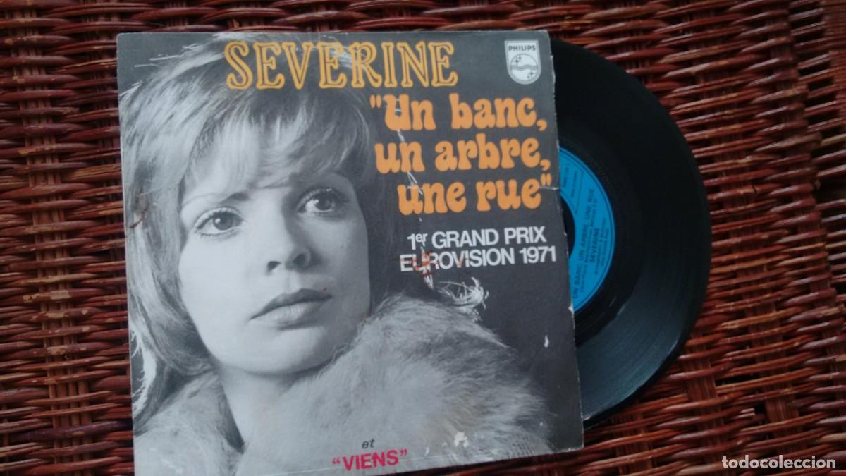 Discos de vinilo: SINGLE (VINILO) DE SEVERINE A&Ntilde;OS 70 ( EUROVISION) - Foto 1