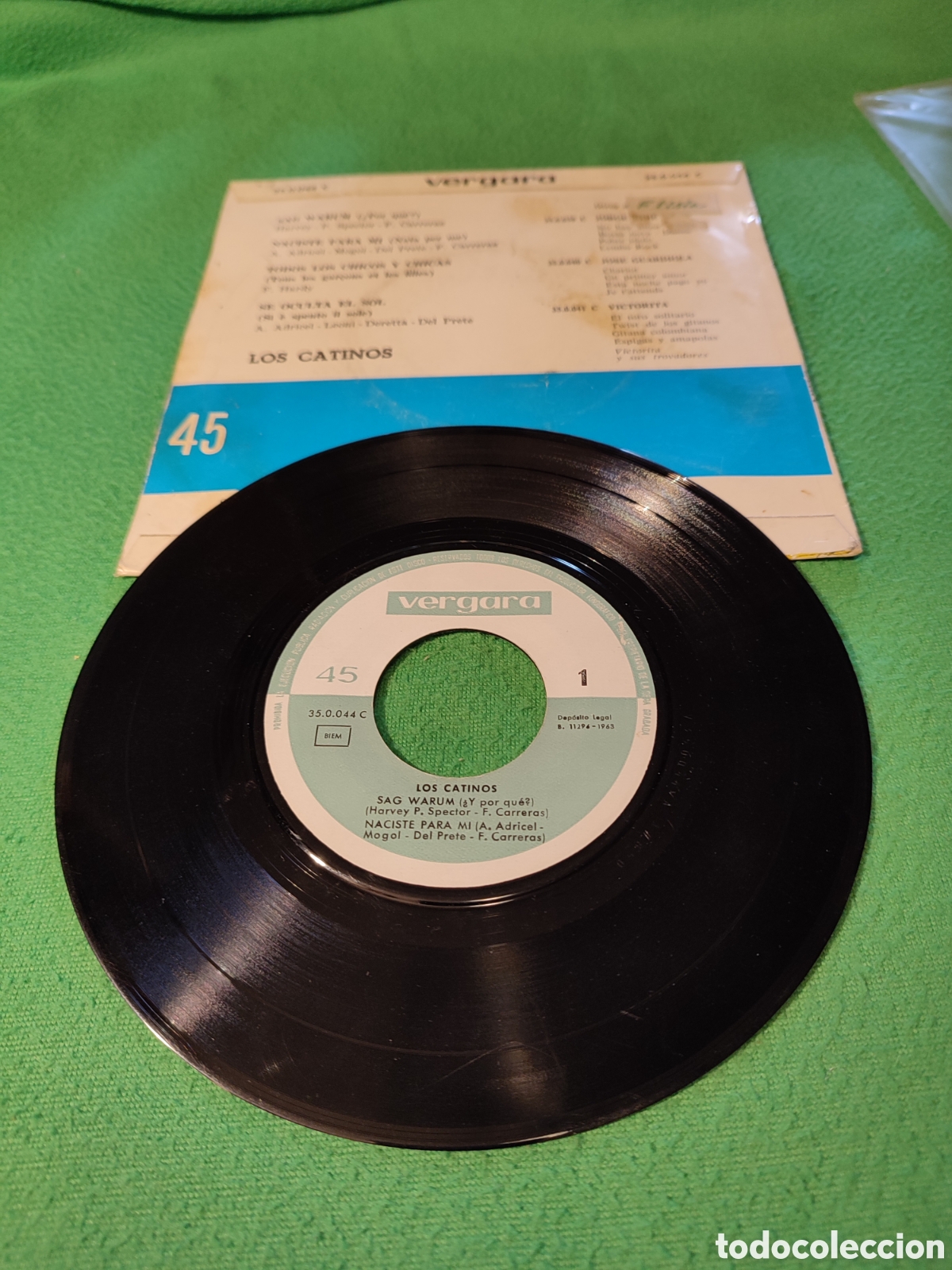 Discos de vinilo: Los Catinos - Sag Warum+ 3 - Foto 2