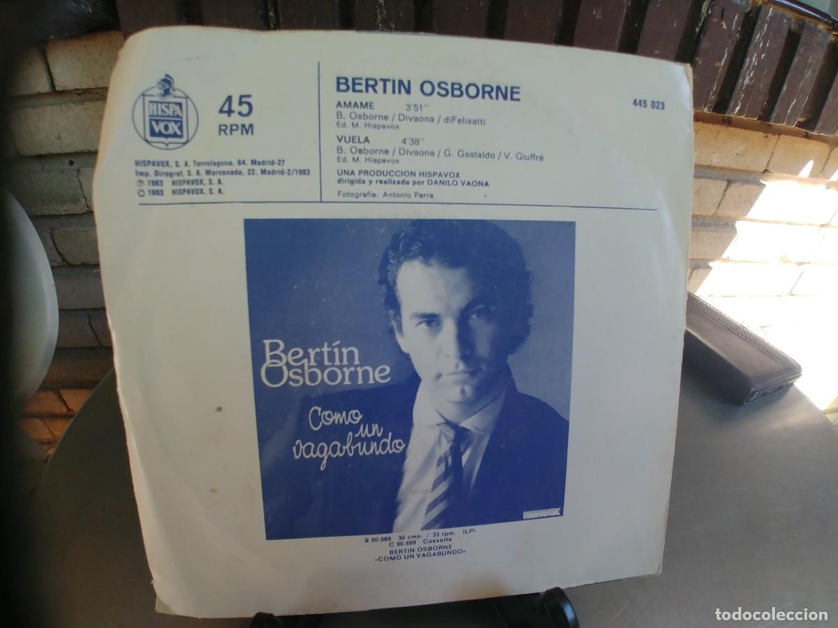 Discos de vinilo: BERTIN OSBORNE-SINGLE AMAME - Foto 2