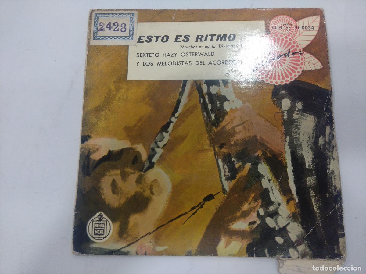 Discos de vinilo: ESTO ES RITMO/SEXTETO HAZY OSTERWALD/SINGLE. - Foto 1