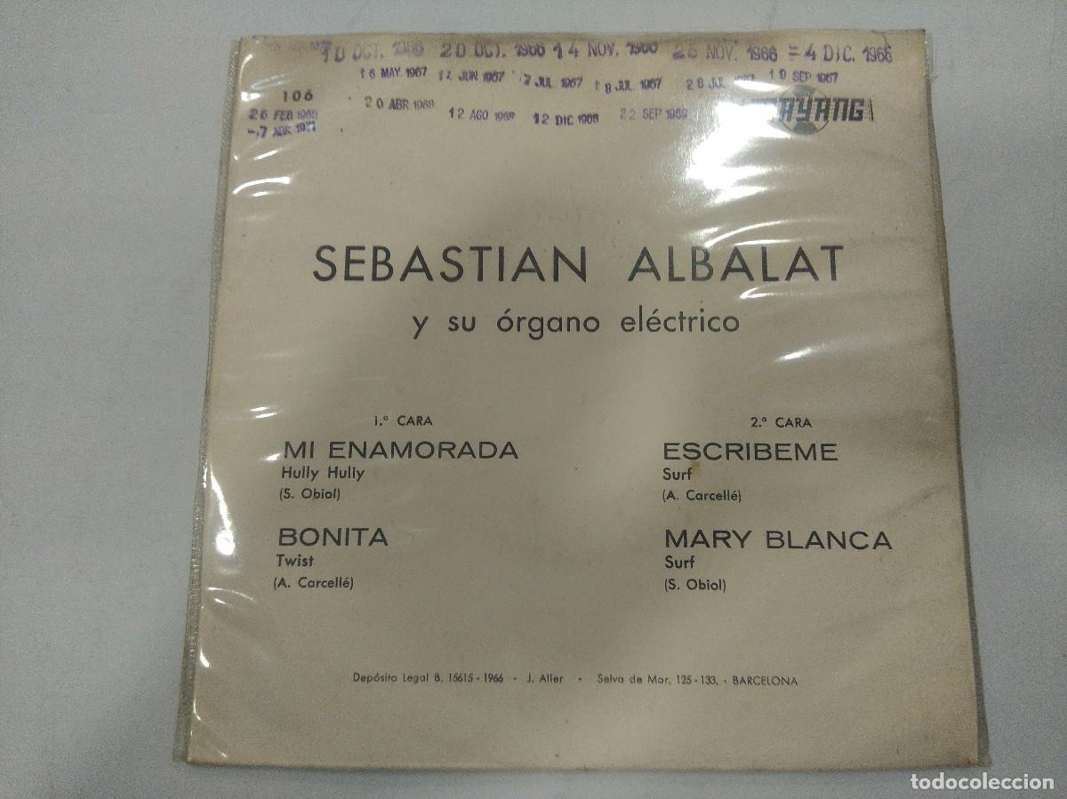 Discos de vinilo: SEBASTIAN ALBALAT/MI ENAMORADA/SINGLE. - Foto 3
